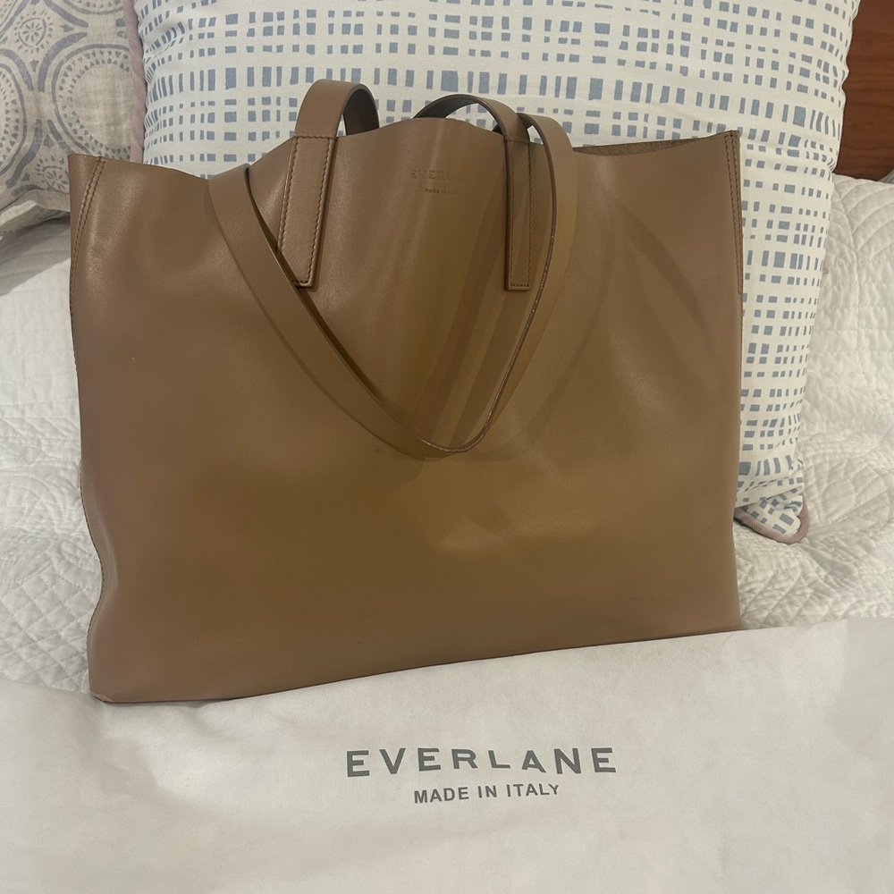 Everlane Brown Leather Tote Bag